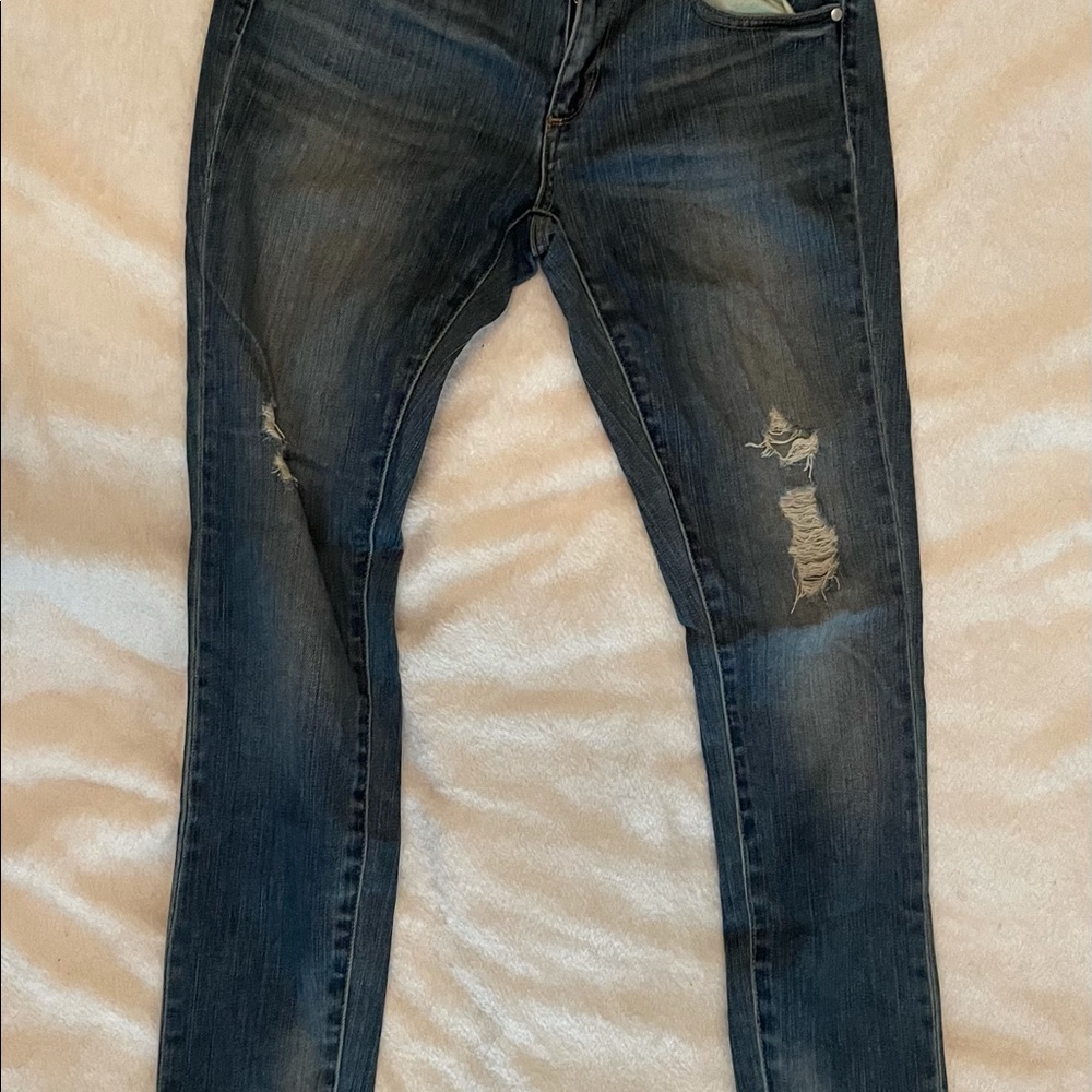 Greywire ripped skinny jeans